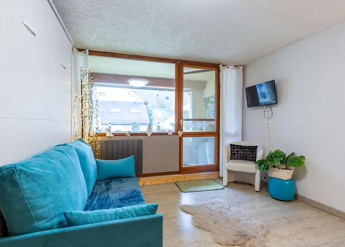 4 Pers. Avec Garage, Balcon Et Navette, Proche Commerces Et Téléphérique à - Fr-1-296-497 * Saint-Lary-Soulan